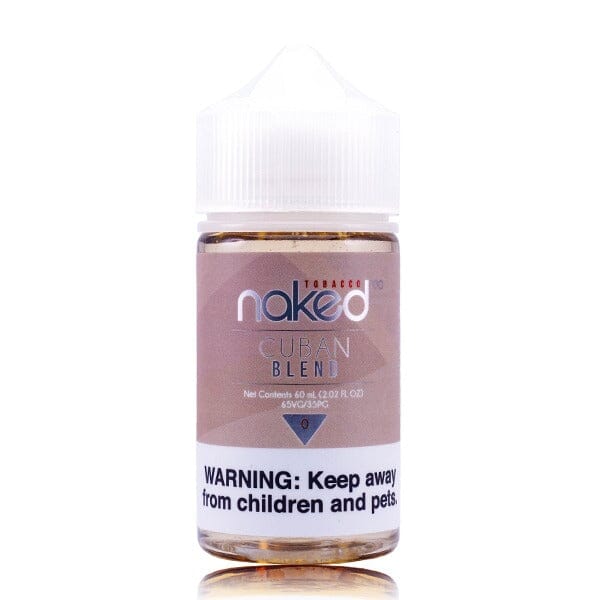 Cuban Blend by Naked 100 Tobacco 60ml - Black Coral